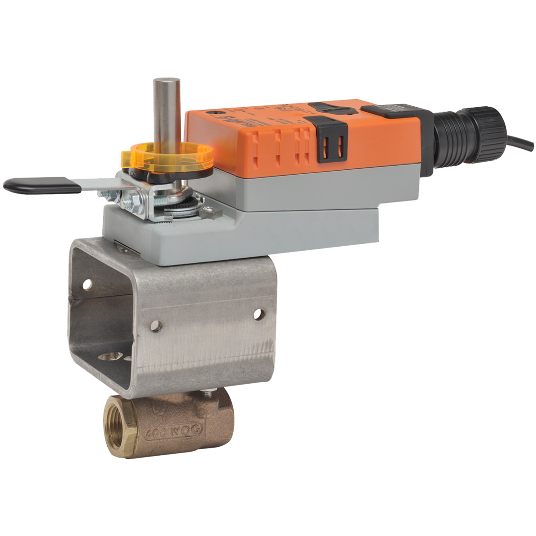 Belimo, B2050VSS-15+LMB24-3-X1    | Ball Valve | 0.5" | 2 Way | 15 Cv | w/ Non-Spg | 24V | Floating  |   Belimo